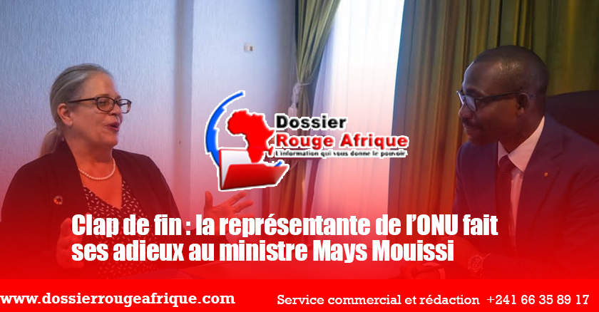 Gabon/Clap de fin : la représentante de l’ONU fait ses adieux au ministre Mays Mouissi