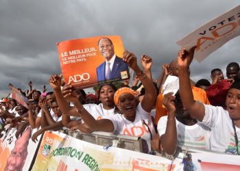 Présidentielle en Côte d’Ivoire : le RHDP en meeting pour soutenir Alassane Ouattara