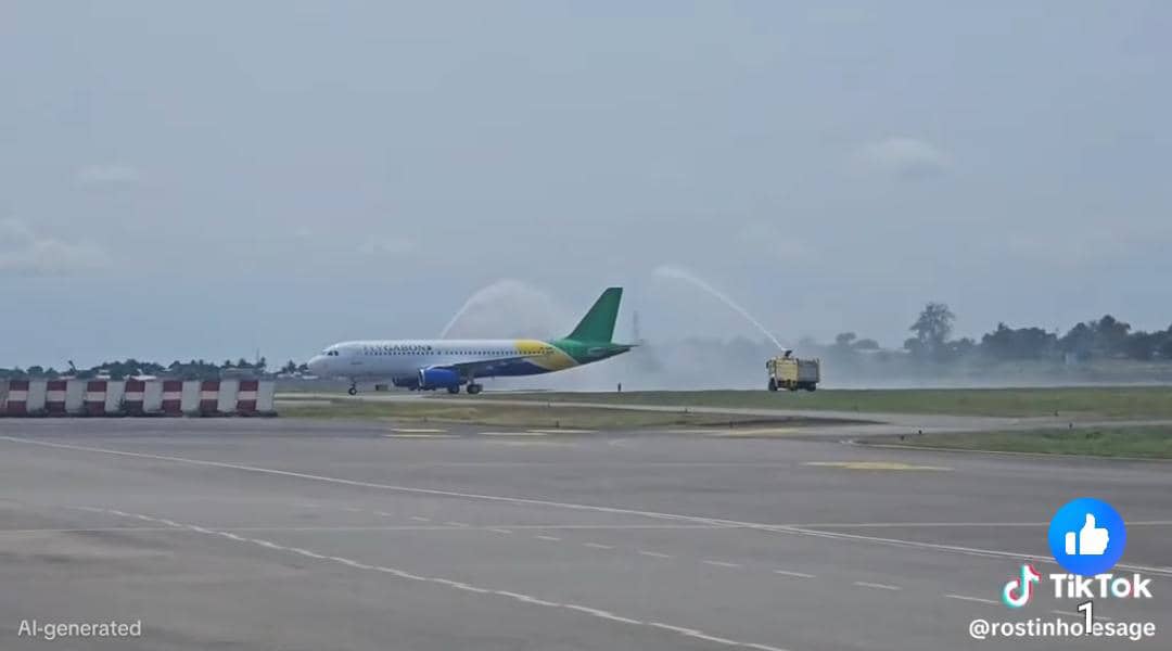 Le Gabon déploie ses ailes : l’Airbus de Fly Gabon atterrit à Libreville, concrétisant la vision de souveraineté nationale portée par le Président Oligui Nguema