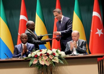 Brice Clotaire Oligui Nguema et Recep Tayyip Erdoğan actent huit protocoles d’accord pour renforcer la coopération entre le Gabon et la Turquie